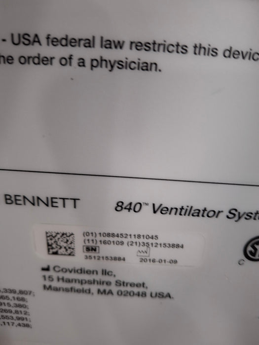 Puritan Bennett 840 Ventilator