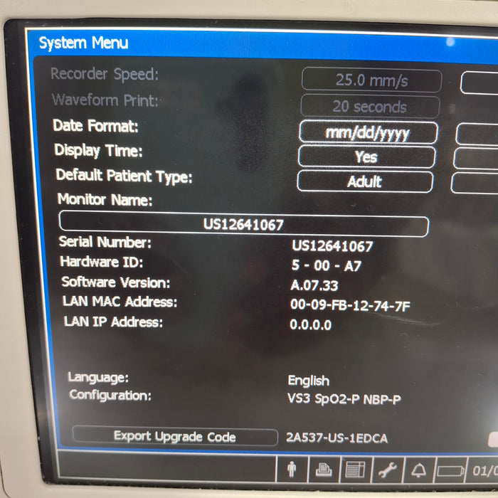 Philips Suresigns VS3 Vital Signs Monitor