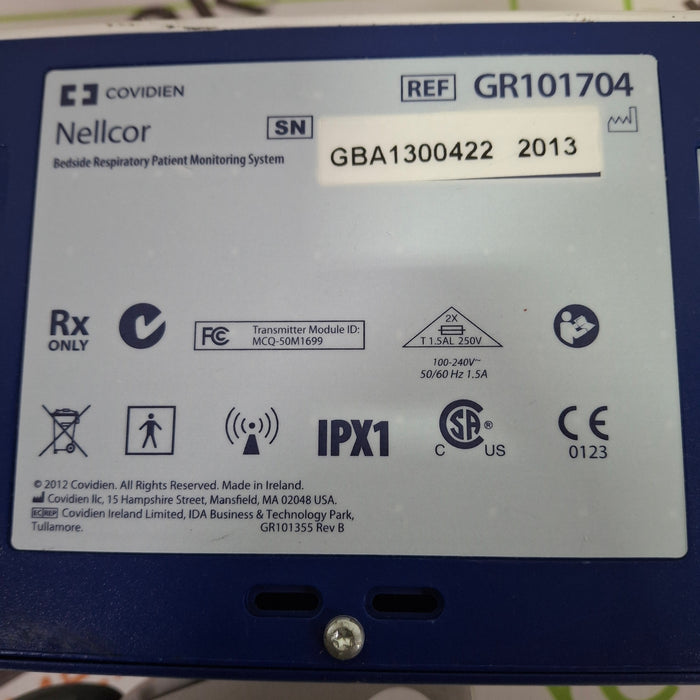 Covidien GR101704 Bedside Respiratory Patient Monitoring System