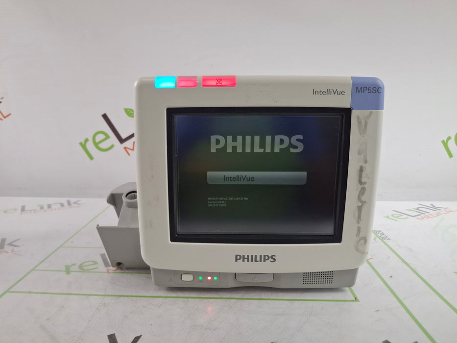 Philips IntelliVue MP5SC Fast SpO2, NIBP Spot Check Monitor