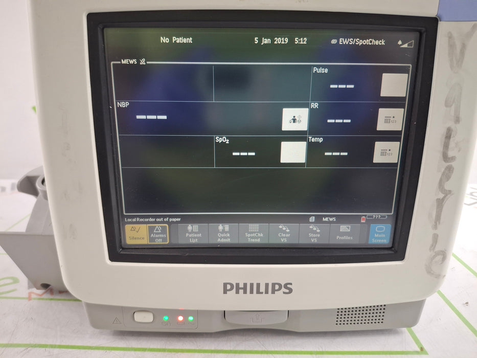 Philips IntelliVue MP5SC Fast SpO2, NIBP Spot Check Monitor
