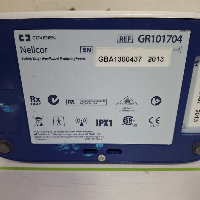 Covidien GR101704 Bedside Respiratory Patient Monitoring System