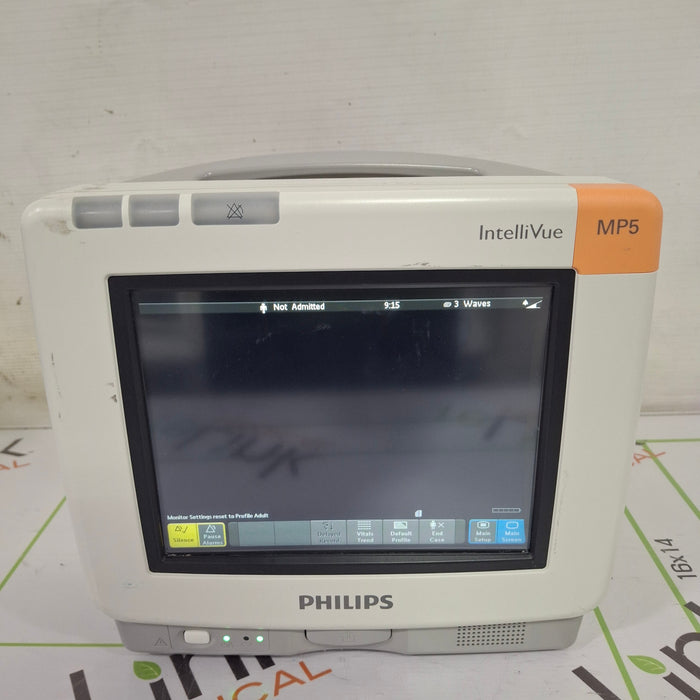 Philips Intellivue MP5 - ECG, Fast SpO2, NIBP Patient Monitor