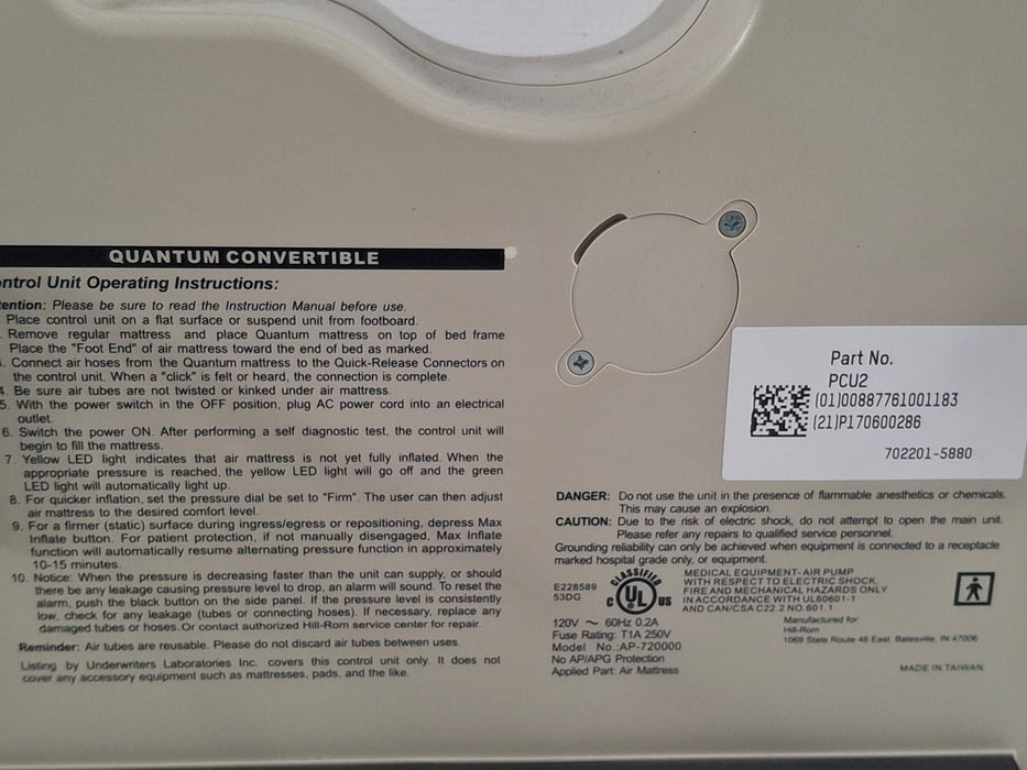 Encompass AccuMax Quantum Convertible Pressure Relief System Control Unit