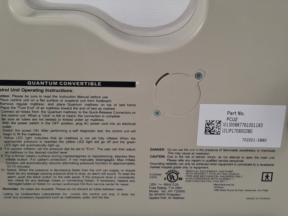 Encompass AccuMax Quantum Convertible Pressure Relief System Control Unit