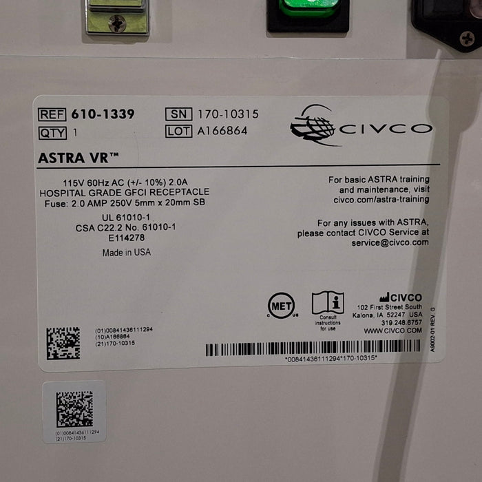 PCI Civco Astra Tee Transesosphageal Probe Disinfector