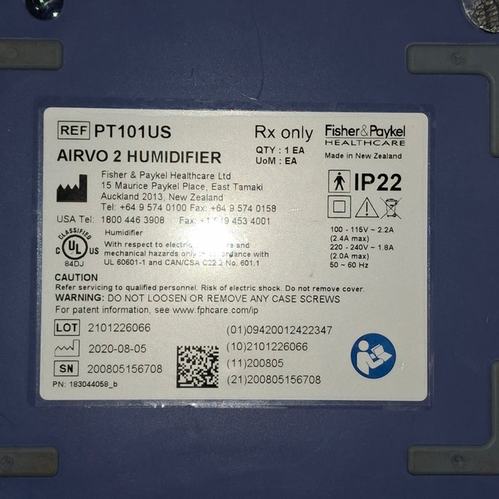 Fisher & Paykel Airvo 2 Humidified High Flow Therapy Unit