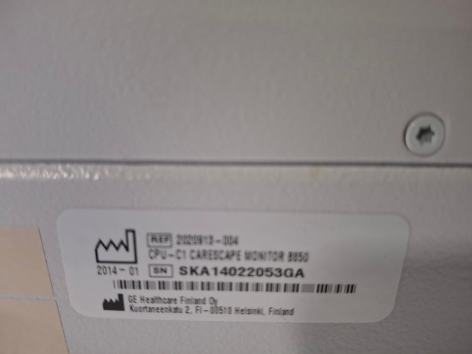 GE Healthcare Carescape B850 CPU Unit