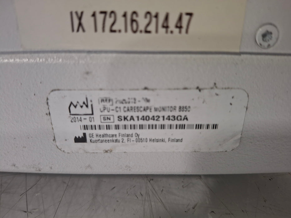 GE Healthcare Carescape B850 CPU w/ D19KT Monitor