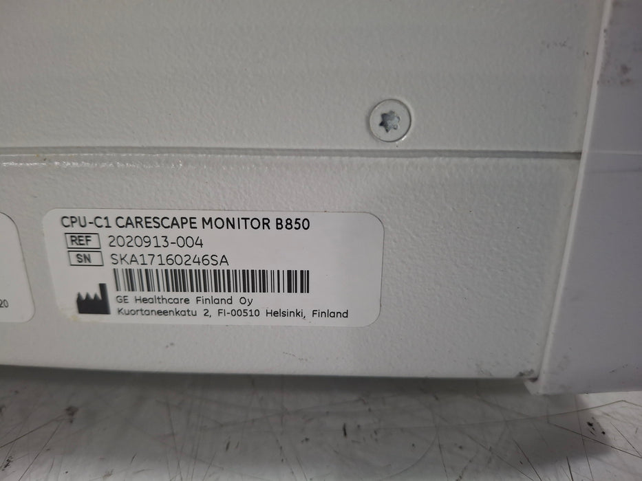 GE Healthcare Carescape B850 CPU Unit