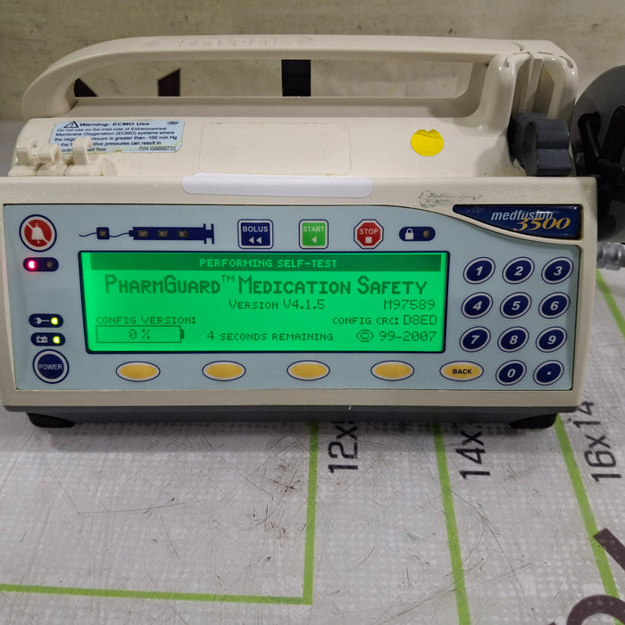 Smiths Medical Medfusion 3500 Version 4 Syringe Infusion Pump