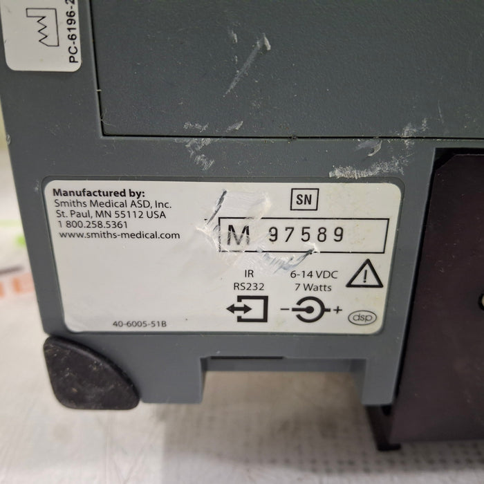 Smiths Medical Medfusion 3500 Version 4 Syringe Infusion Pump