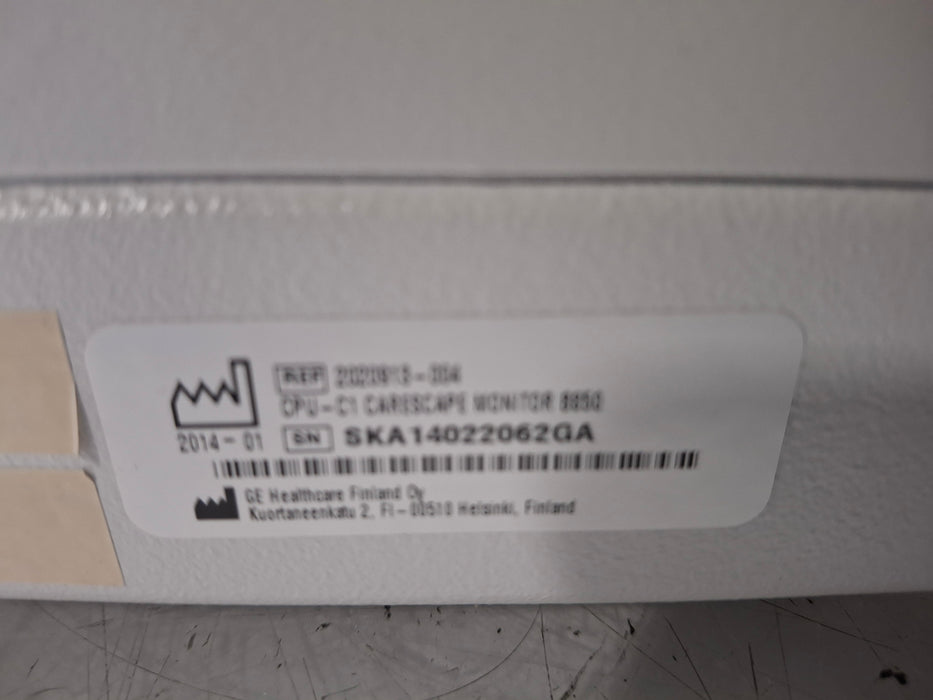 GE Healthcare Carescape B850 CPU Unit