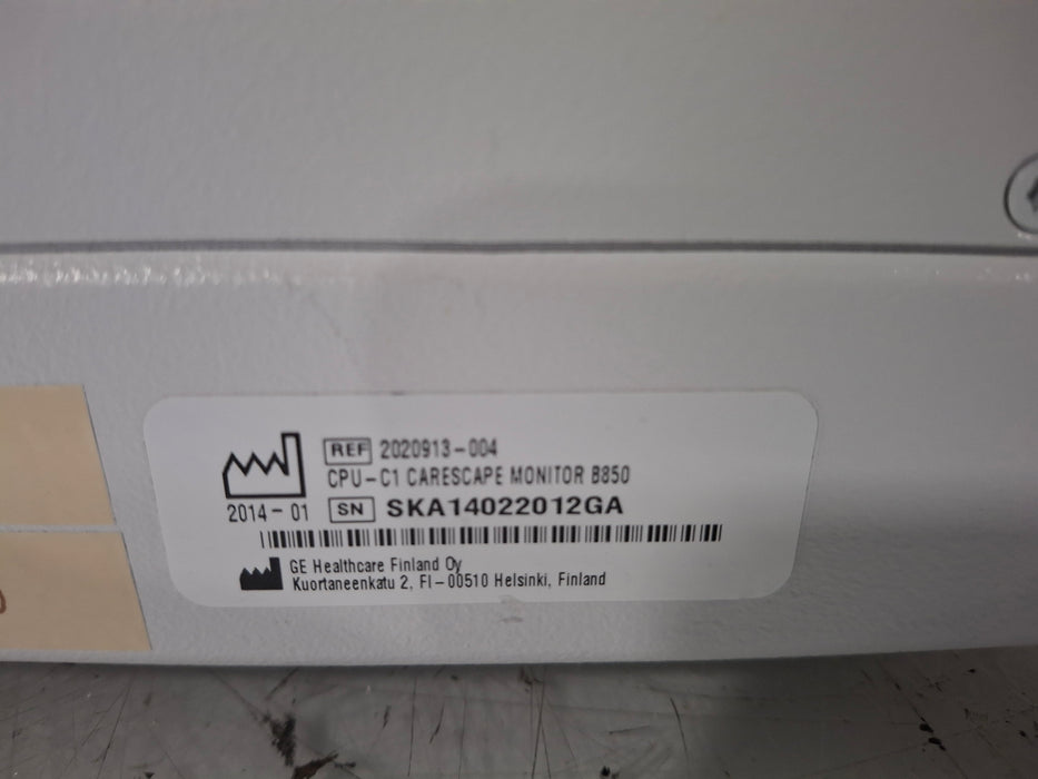 GE Healthcare Carescape B850 CPU Unit