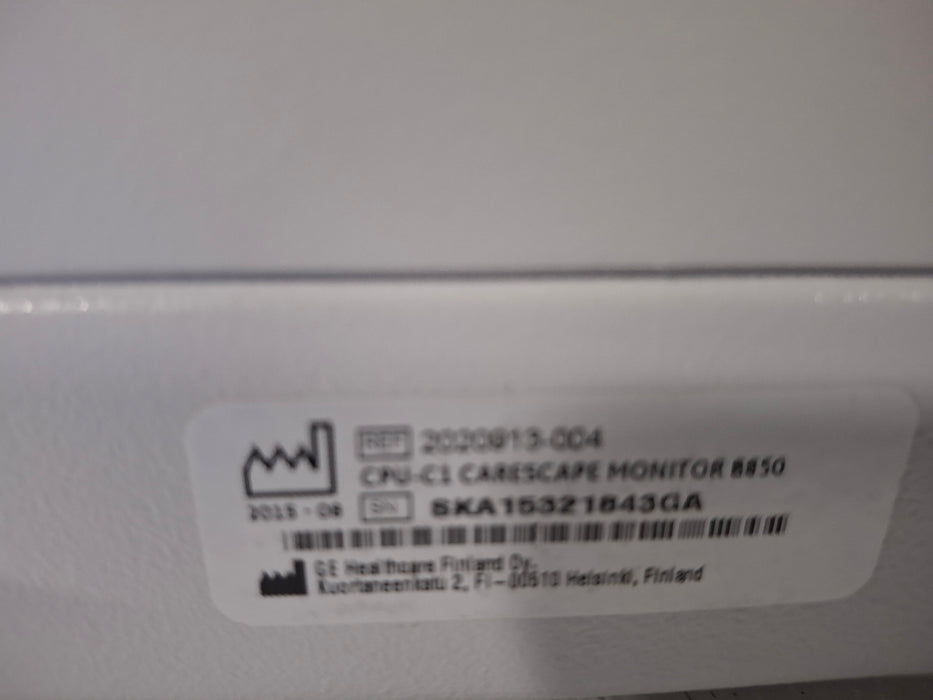 GE Healthcare Carescape B850 CPU Unit