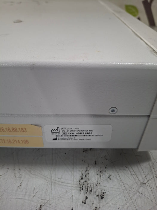 GE Healthcare Carescape B850 CPU Unit