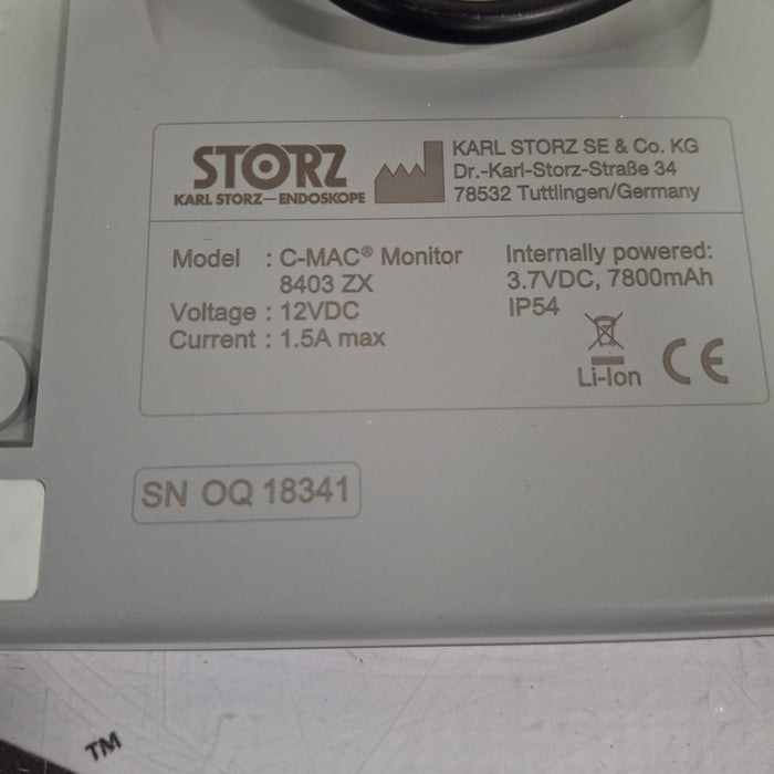 Karl Storz 8403 ZX C-MAC Monitor