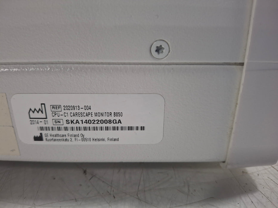 GE Healthcare Carescape B850 CPU Unit