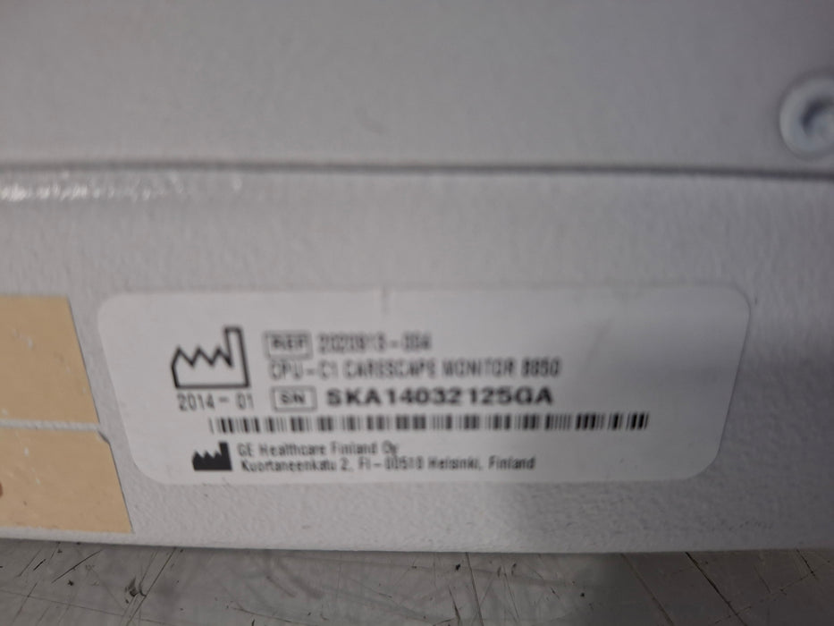 GE Healthcare Carescape B850 CPU Unit