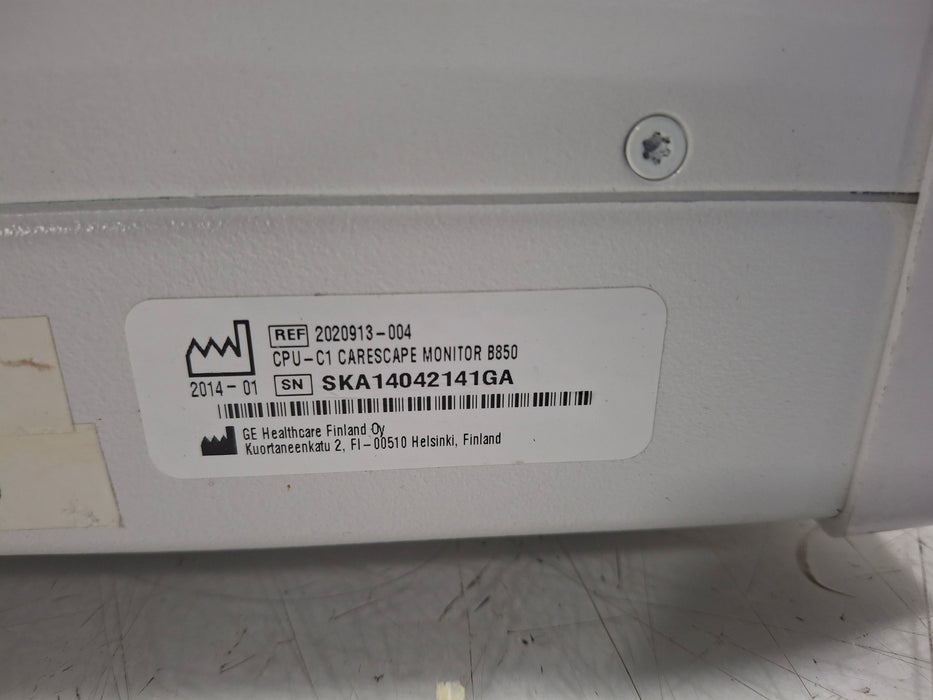 GE Healthcare Carescape B850 CPU Unit