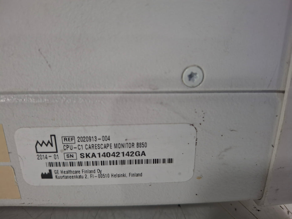 GE Healthcare Carescape B850 CPU Unit