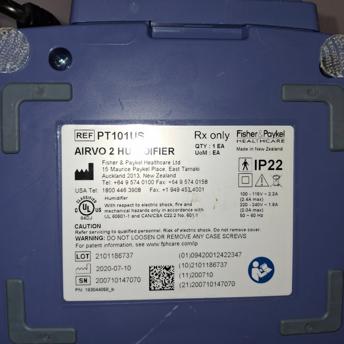 Fisher & Paykel Airvo 2 Humidified High Flow Therapy Unit