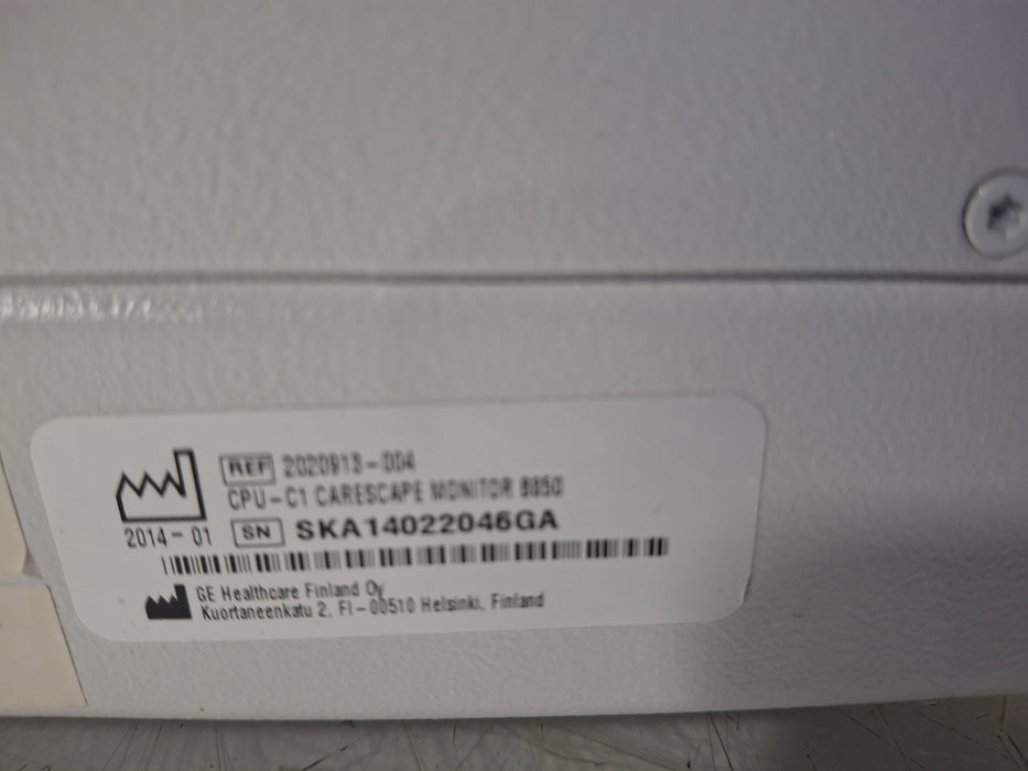 GE Healthcare Carescape B850 CPU Unit