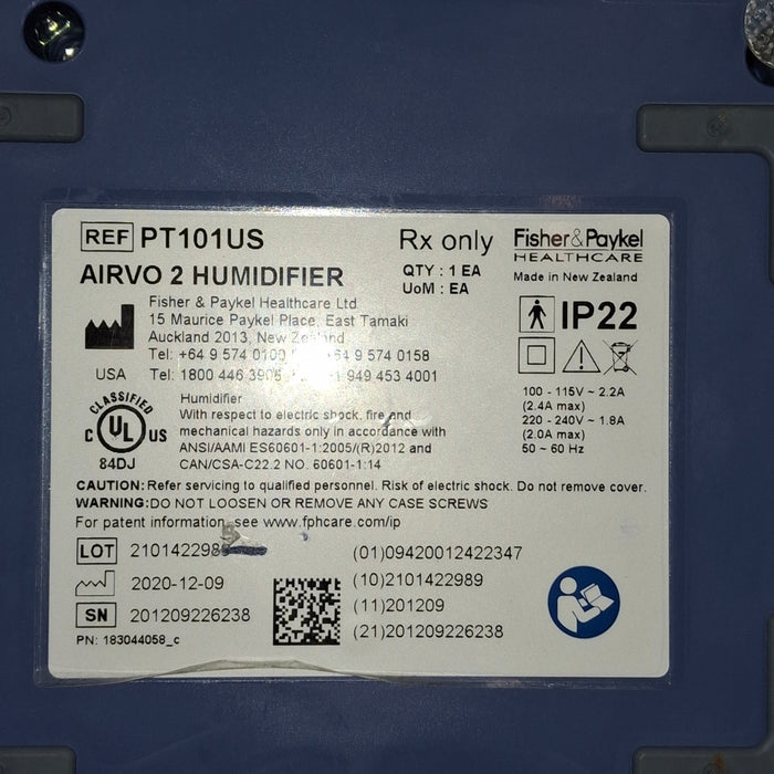Fisher & Paykel Airvo 2 Humidified High Flow Therapy Unit