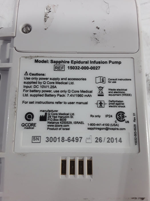 QCore Medical Sapphire Epidural Infusion Pump