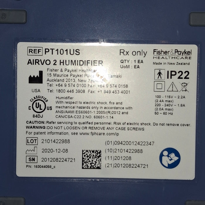 Fisher & Paykel Airvo 2 Humidified High Flow Therapy Unit
