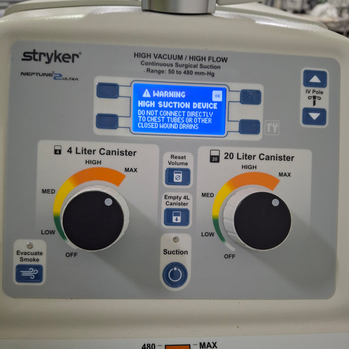 Stryker Neptune 2 Ultra Suction Management System