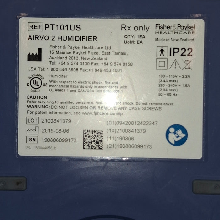 Fisher & Paykel Airvo 2 Humidified High Flow Therapy Unit