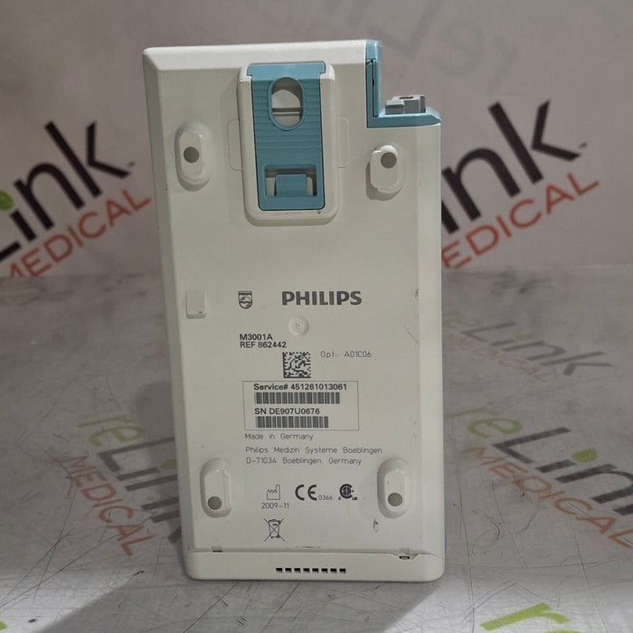 Philips M3001A-A01C06 Fast SpO2, NIBP, ECG, Temp, IBP MMS Module