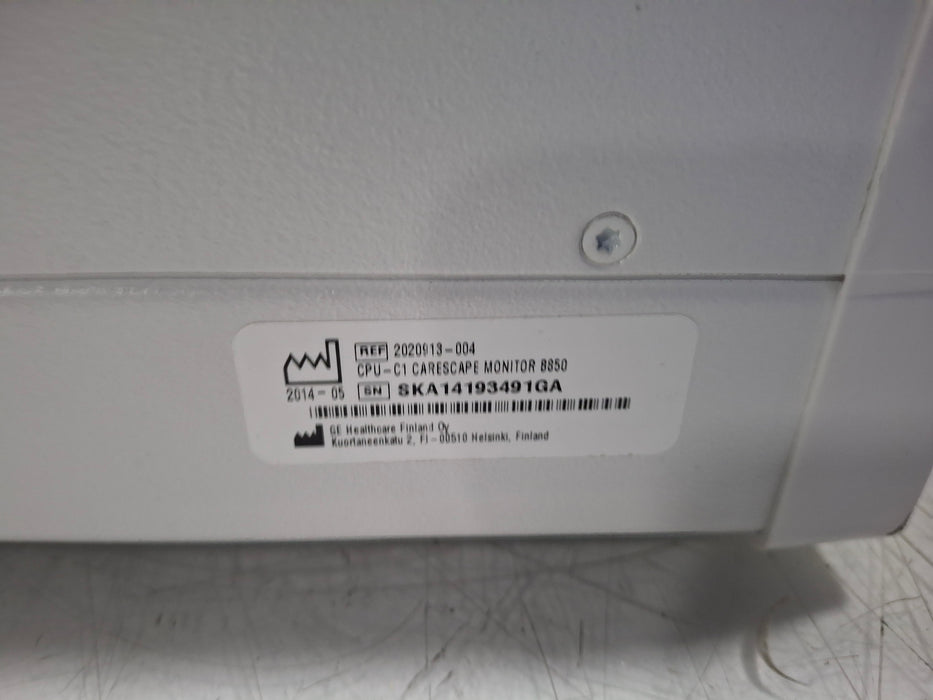 GE Healthcare Carescape B850 CPU Unit