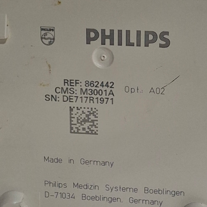 Philips M3001A-A02 OxiMax SpO2, NIBP, ECG MMS Module