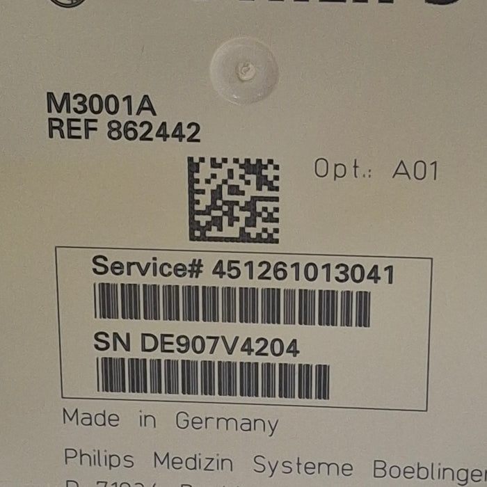 Philips M3001A-A01 Fast SpO2, NIBP, ECG MMS Module