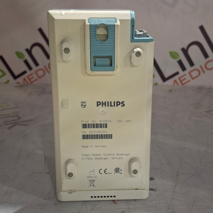Philips M3001A-A01 Fast SpO2, NIBP, ECG MMS Module