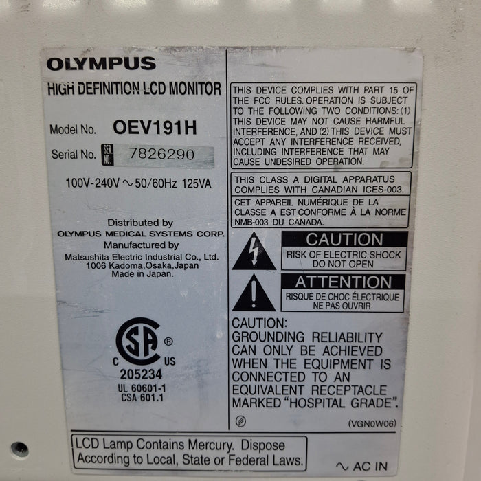 Olympus OEV191H Medical Display