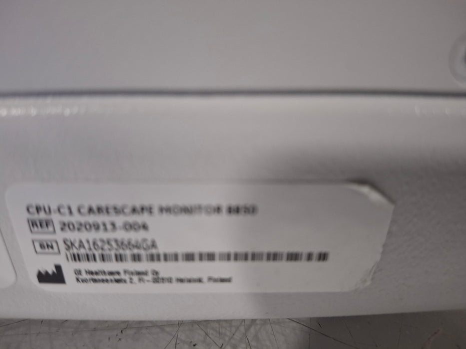 GE Healthcare Carescape B850 CPU Unit