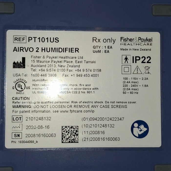 Fisher & Paykel Airvo 2 Humidified High Flow Therapy Unit