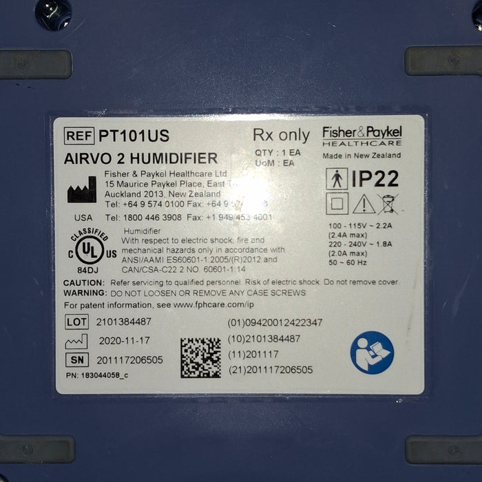 Fisher & Paykel Airvo 2 Humidified High Flow Therapy Unit