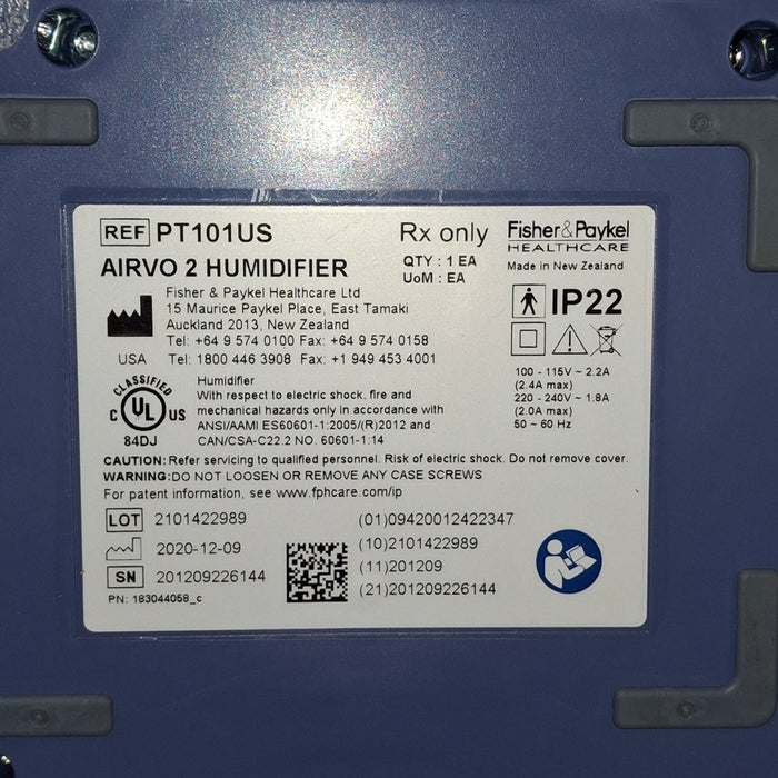 Fisher & Paykel Airvo 2 Humidified High Flow Therapy Unit