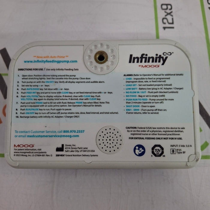 Moog Medical Moog Medical Infinity Enteral Feeding Pump Infusion Pump reLink Online