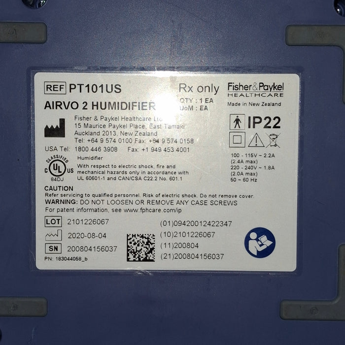 Fisher & Paykel Airvo 2 Humidified High Flow Therapy Unit