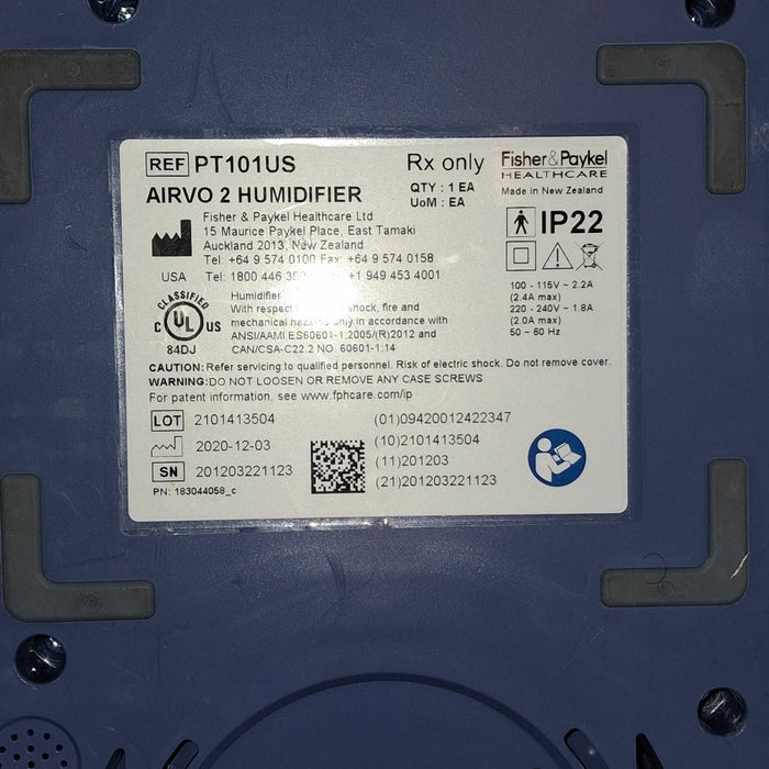 Fisher & Paykel Airvo 2 Humidified High Flow Therapy Unit