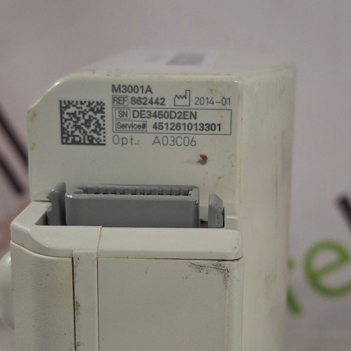 Philips M3001A-A03C06 Masimo SpO2, NIBP, ECG, Temp, IBP MMS Module