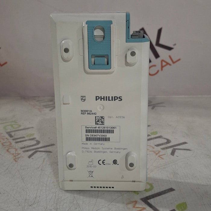 Philips M3001A-A01C06 Fast SpO2, NIBP, ECG, Temp, IBP MMS Module