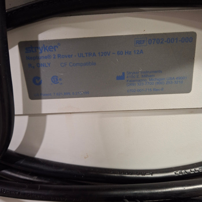 Stryker Neptune 2 Ultra Suction Management System