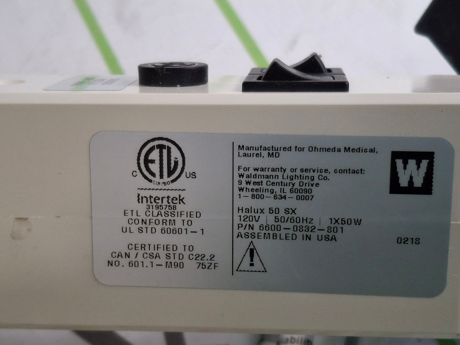Wildman lighting Co Halux 50sx Exam light