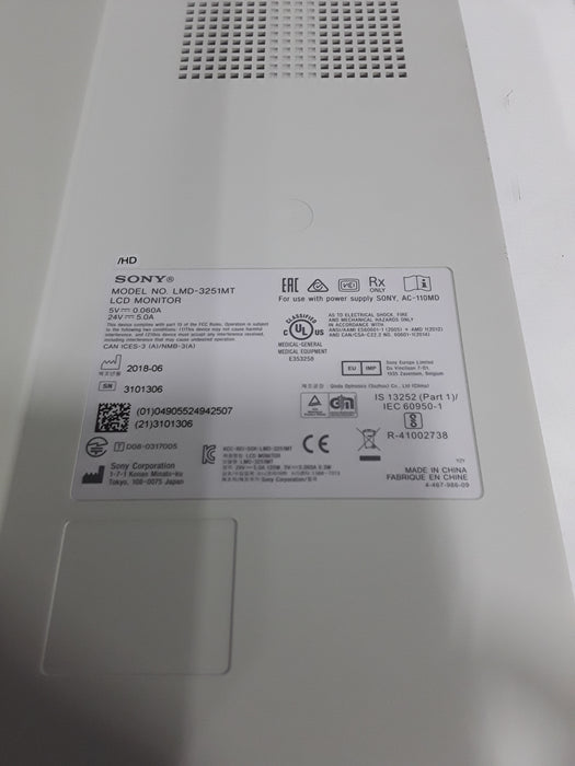 Sony LMD-3251MT LCD Display